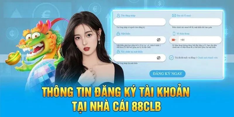 Quy trình tạo tài khoản cá cược 88CLB qua app